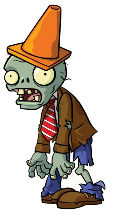 Image of a cartoon zombie